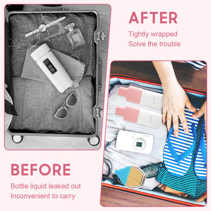 Leak-Proof Silicone Travel Bottle Covers (8-Pack)